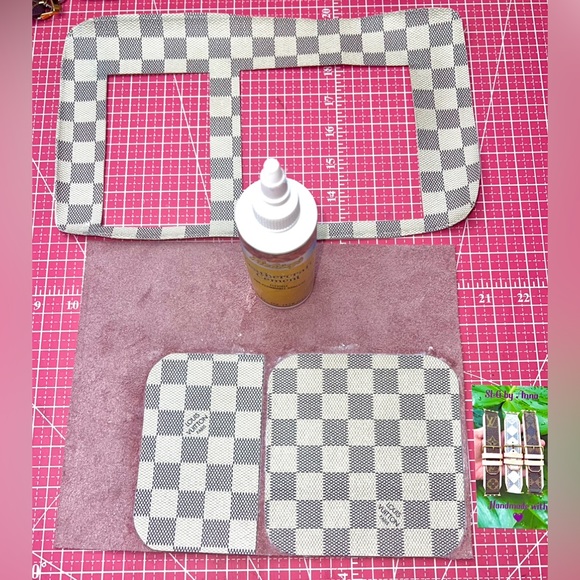 💓 damier azure small wallet Handmade - Picture 13 of 16